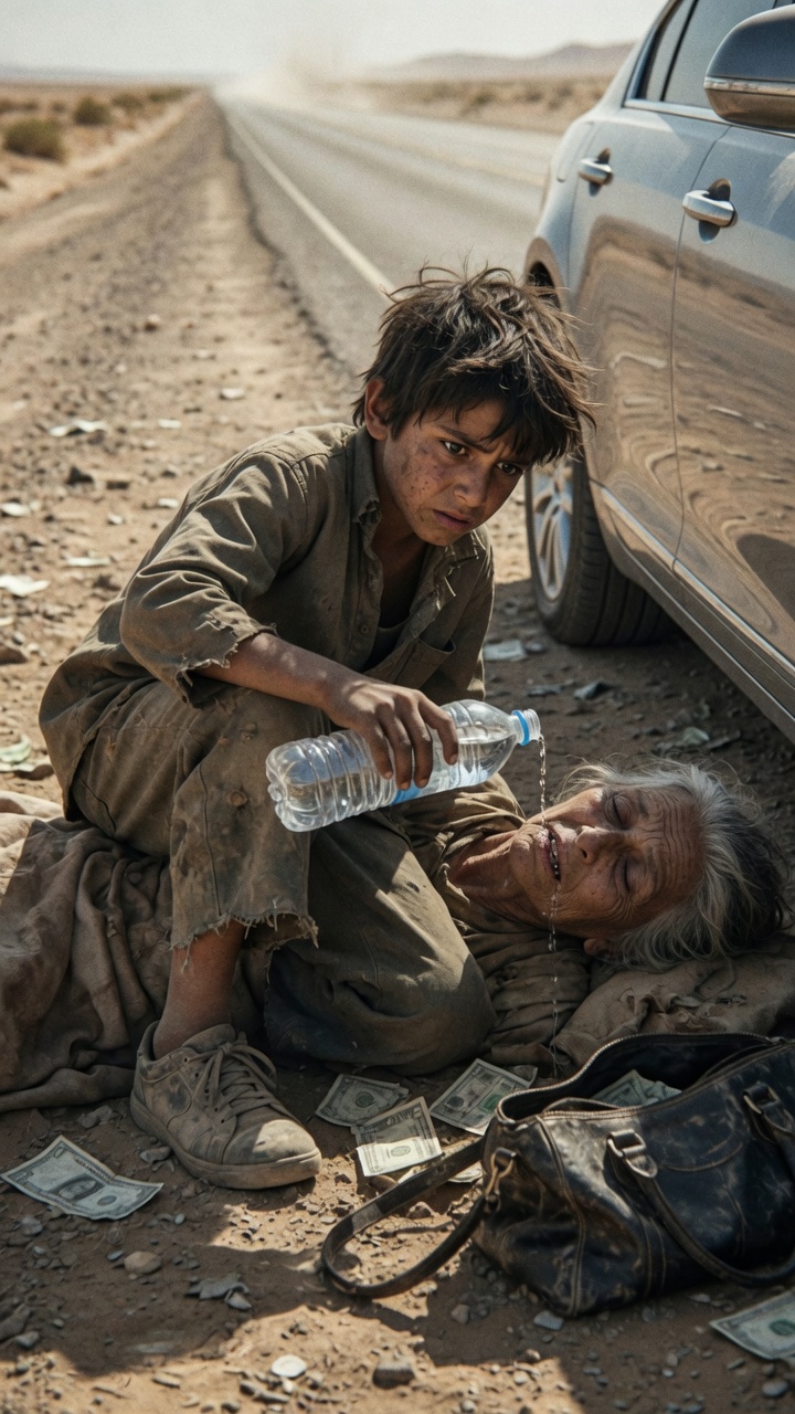 Homeless Hero Saves Billionaire’s Mother on Desert Highway