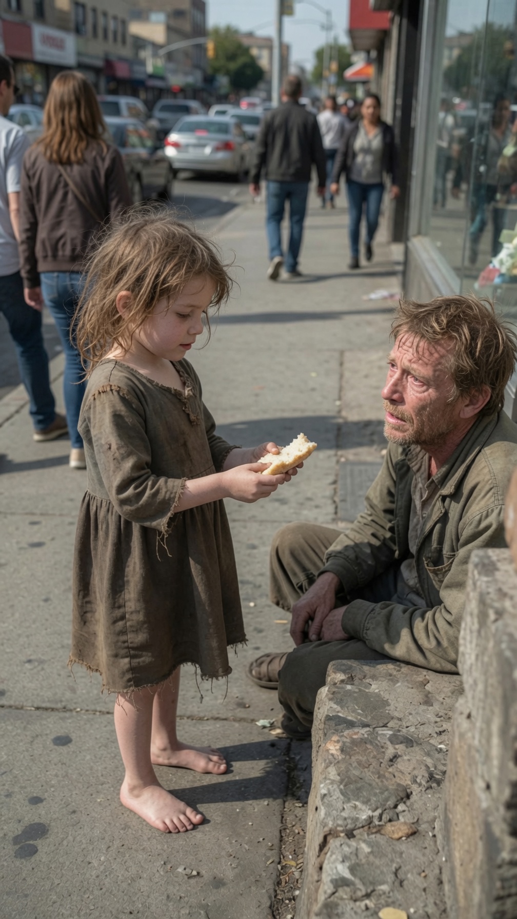 Barefoot Girl Bread Offer Changed a Stranger’s Life Forever
