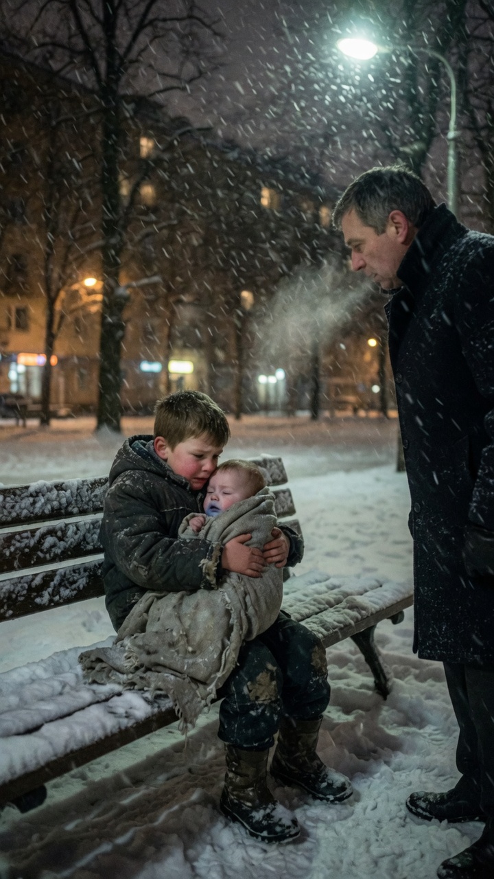 Freezing Baby Sister Saved After a Stranger Stopped in Time
