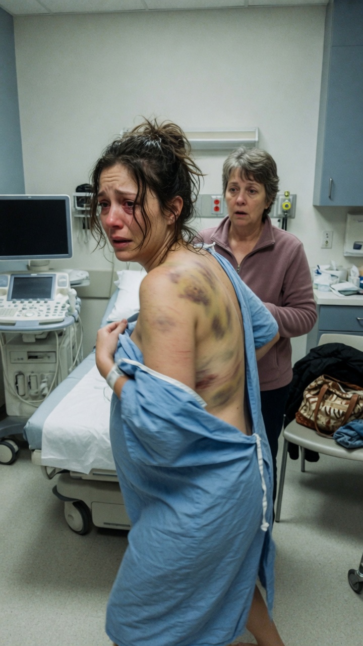 Pregnant Woman Bruises Revealed During Final Hospital Visit