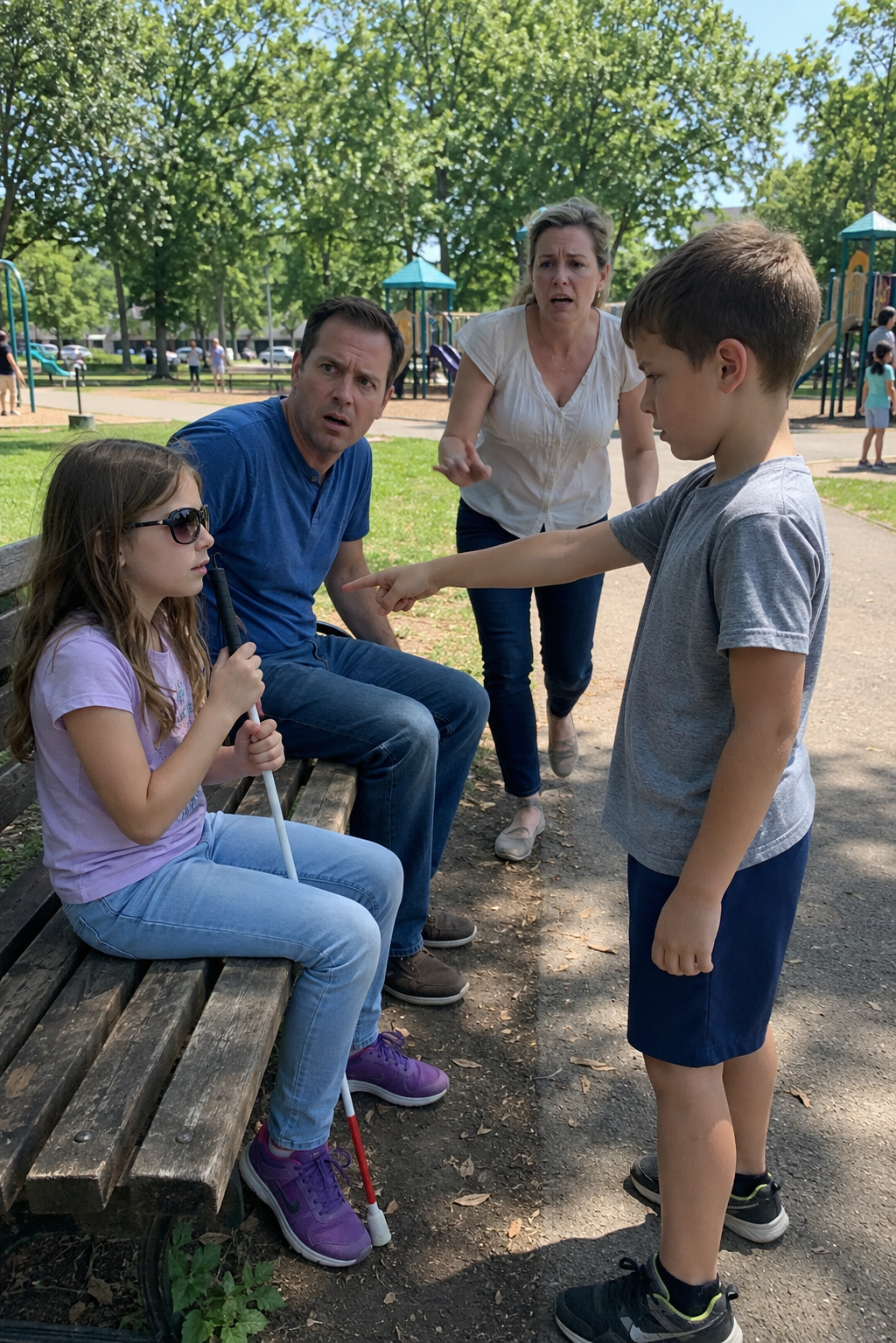 Blind Daughter Story: A Park Secret Changed Everything