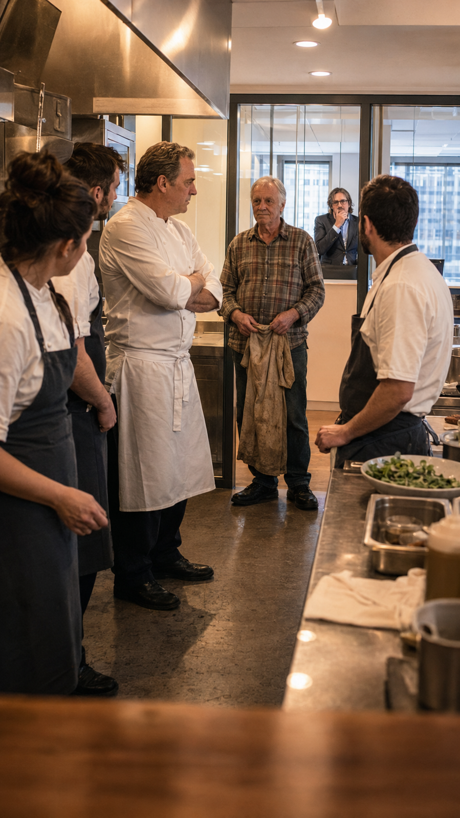 Experienced Restaurant Chef Faces the Ultimate First Impression