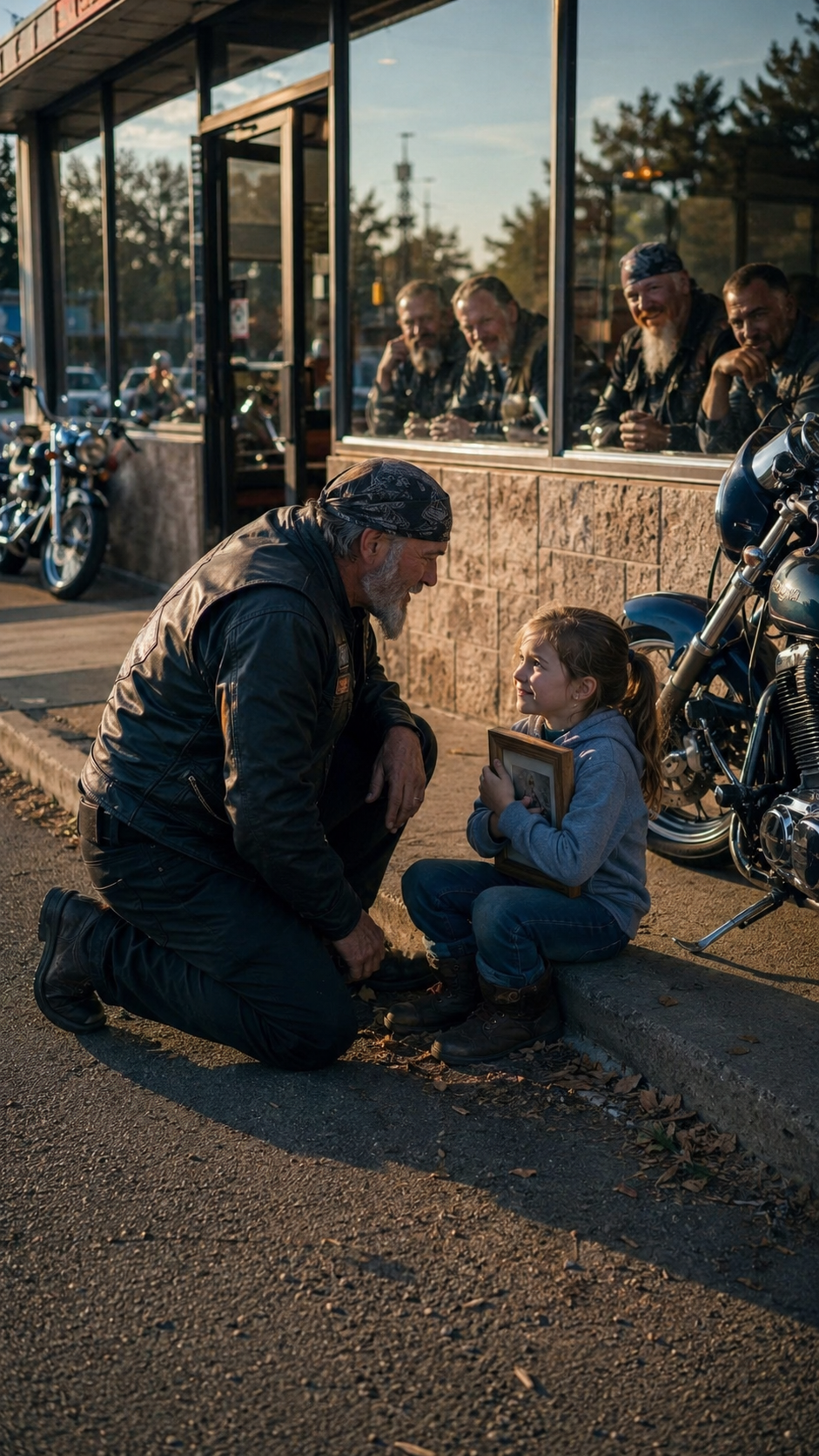 Roadside Grandpa Moment That Melted a Diner Parking Lot