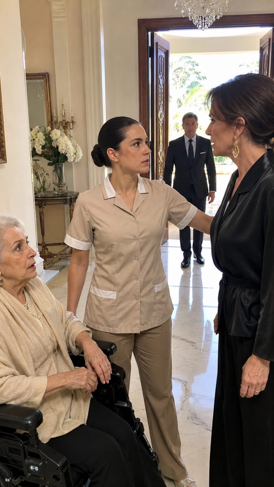 She Raised Her Hand to Strike the Woman in the Wheelchair—Then One