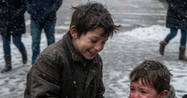 Winter Kindness Changed Two Boys’ Fate on a Frozen Street