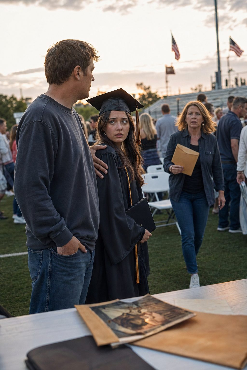 Mother Returns Graduation Secret Reveals Father’s Hidden Military Past
