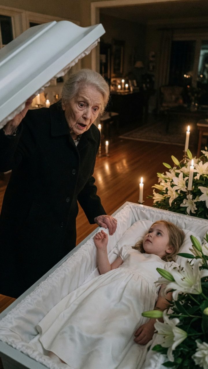 Living Casket Story Secret: Grandma and Granddaughter Reunited Living Casket Story Secret: Grandma holding granddaughter after finding her alive in casket